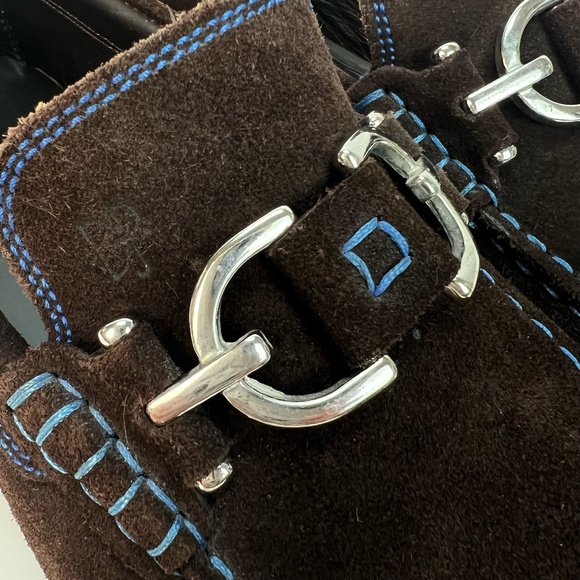 Donald J Pliner Dacio Loafer Expresso Suede Slip-On Driving Shoes Brown Mens 9M - Picture 2 of 14